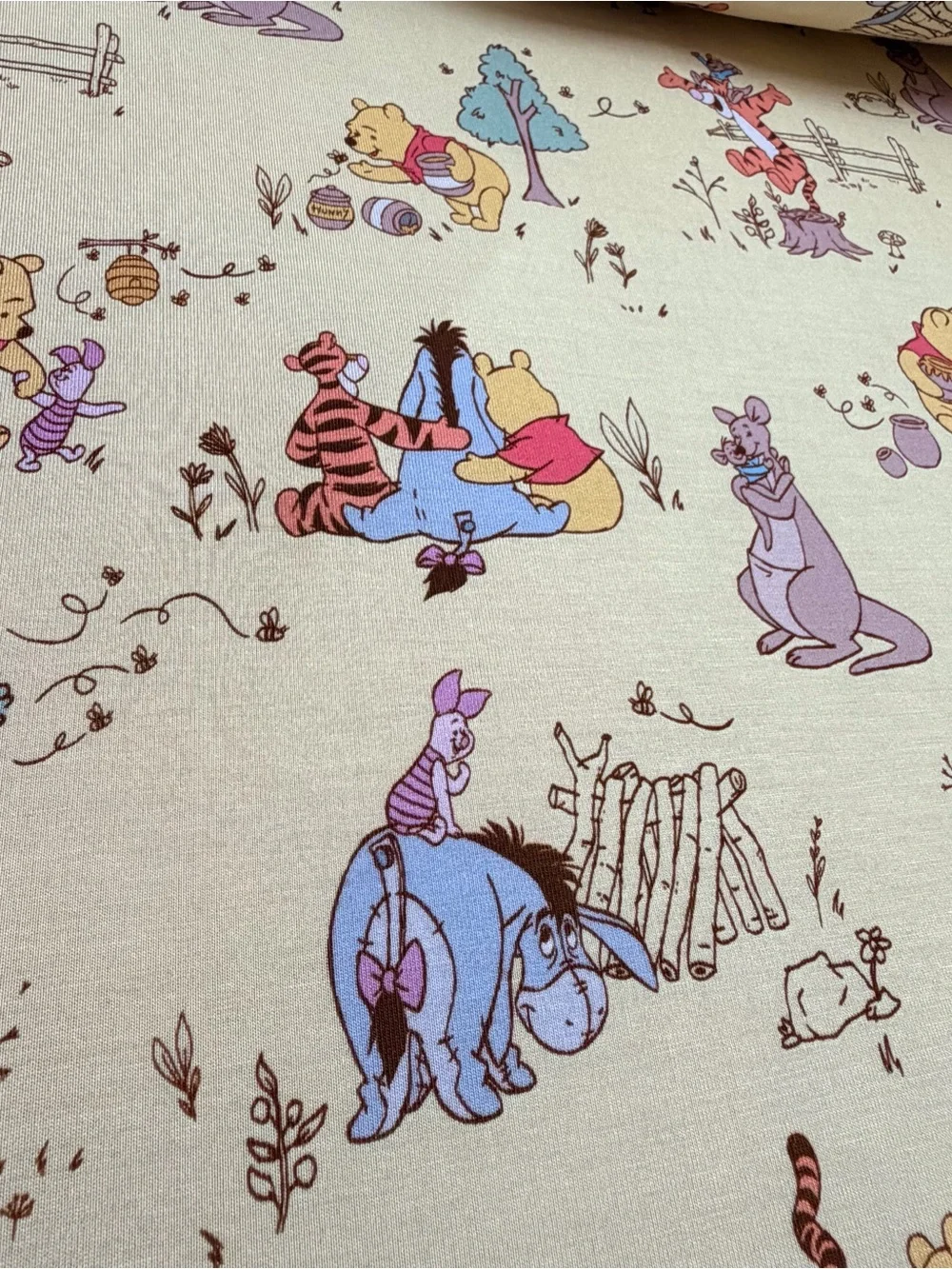 customized little sleepies Winnie the Pooh 4 pieces set new set for queen bed